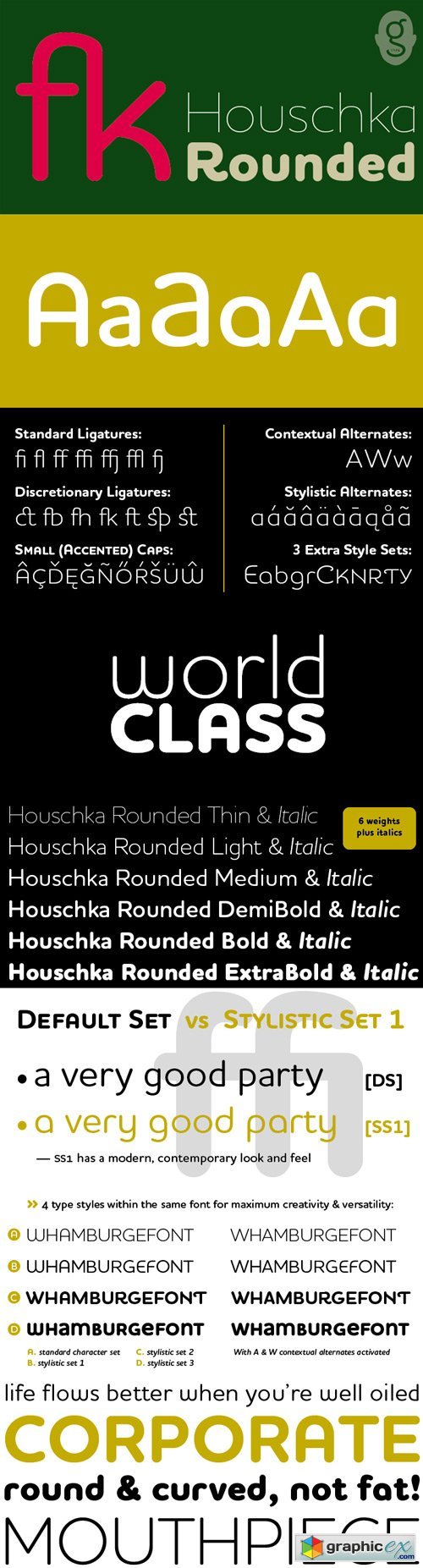 Houschka Rounded Font Family 