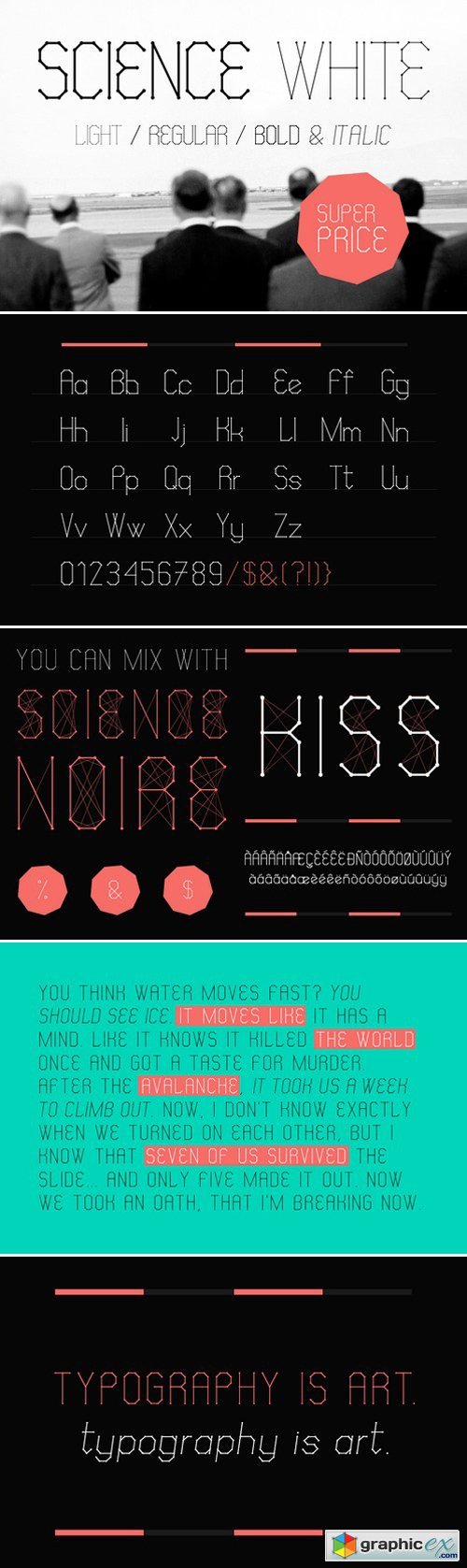 Science White - Fonts PROMO