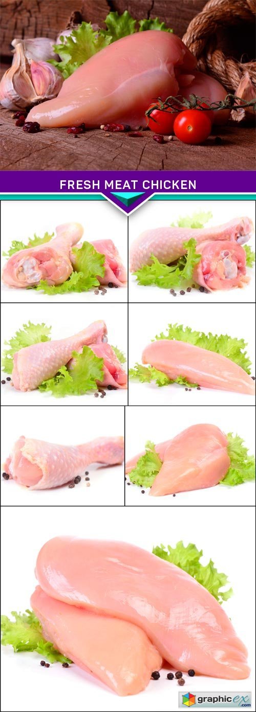 Fresh meat chicken 8x JPEG