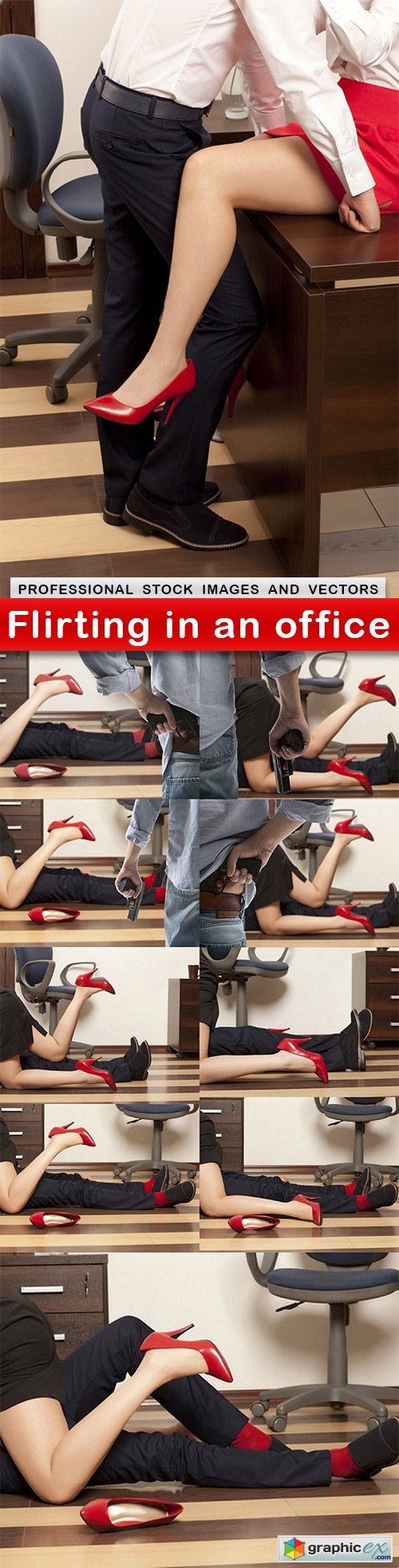 Flirting in an office - 10 UHQ JPEG