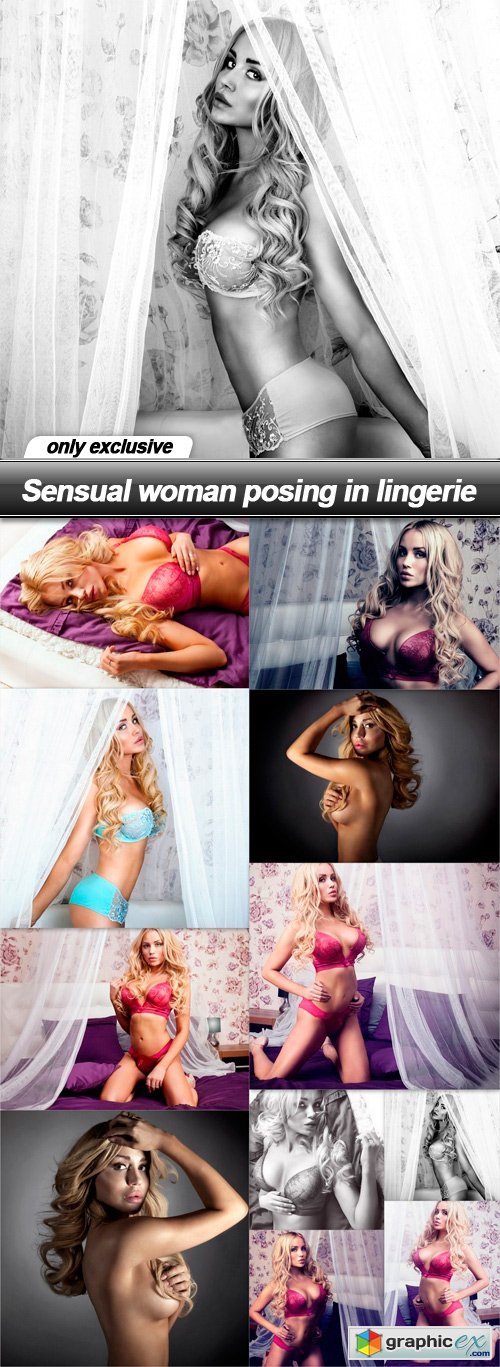 Sensual woman posing in lingerie - 11 UHQ JPEG