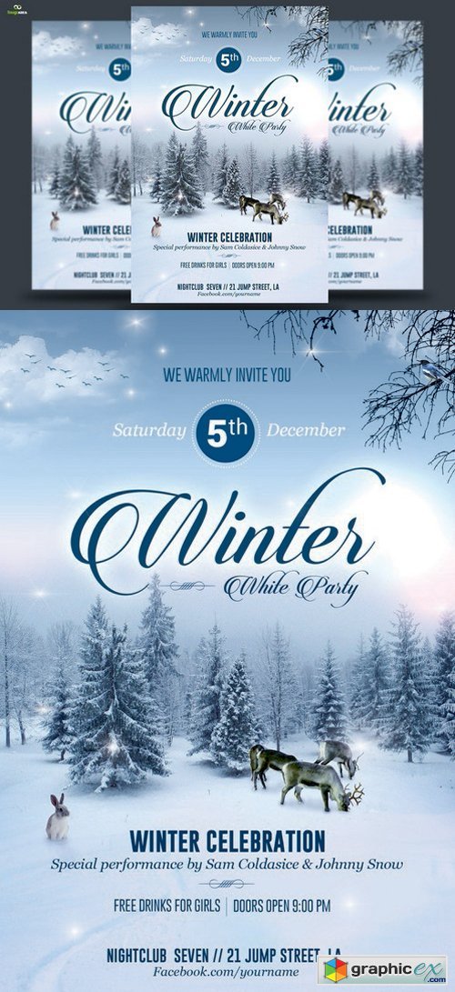 Winter Party Flyer 422048