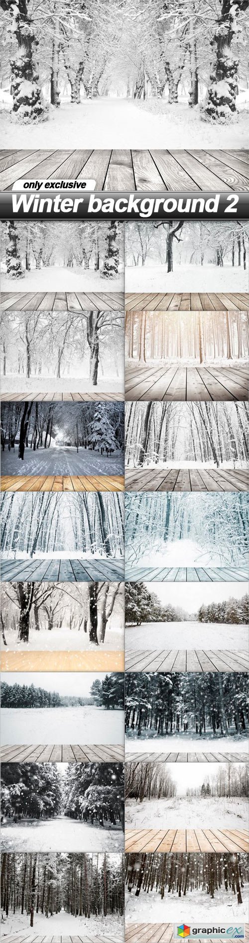 Winter background 2 - 16 UHQ JPEG