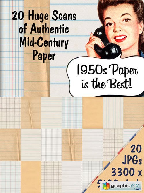 CM - Authentic Mid-Century Paper Pack - 94942