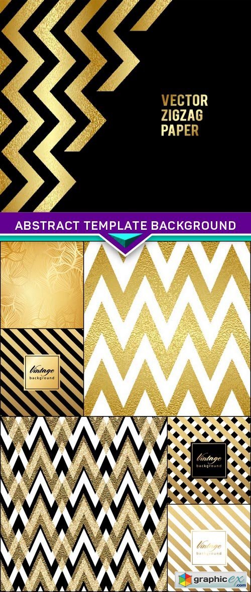 Abstract template background Vector illustration 7x EPS