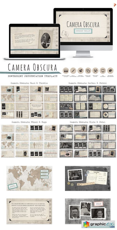 Camera Obscura Powerpoint Templates