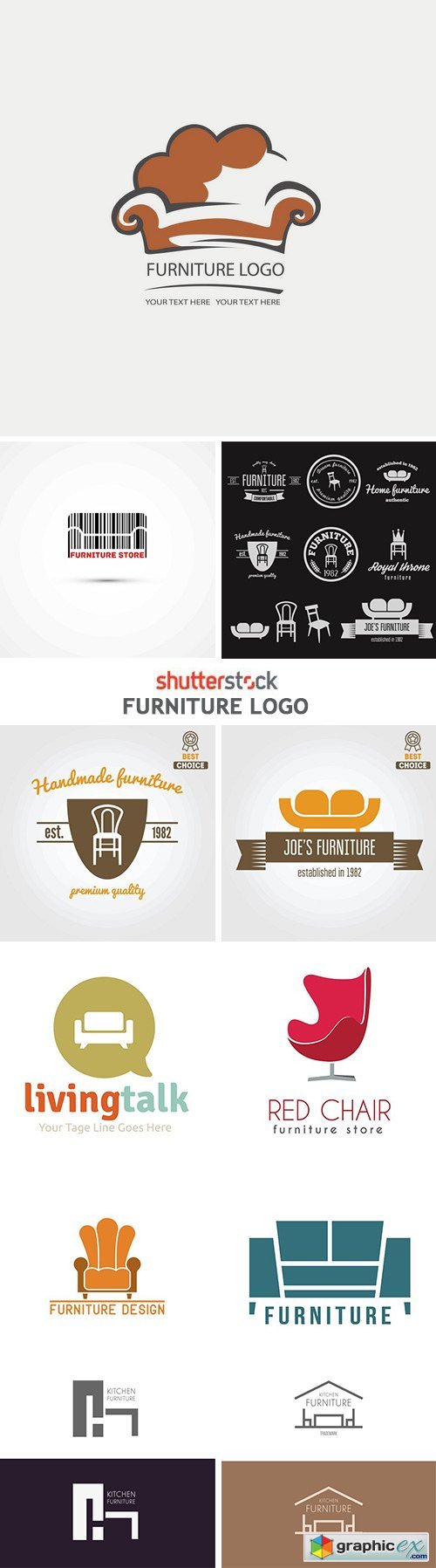 Furniture Logo - 25xEPS