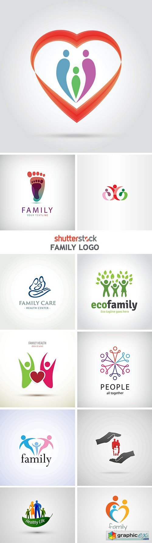 Family Logo - 25xEPS