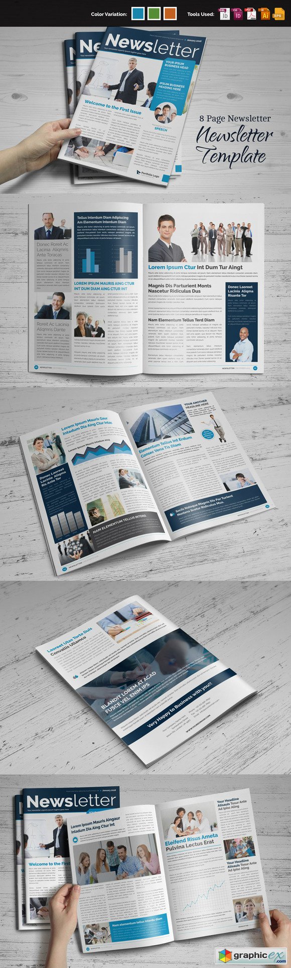 Newsletter Indesign Template 464762
