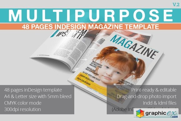 Multipurpose Magazine Template 467788