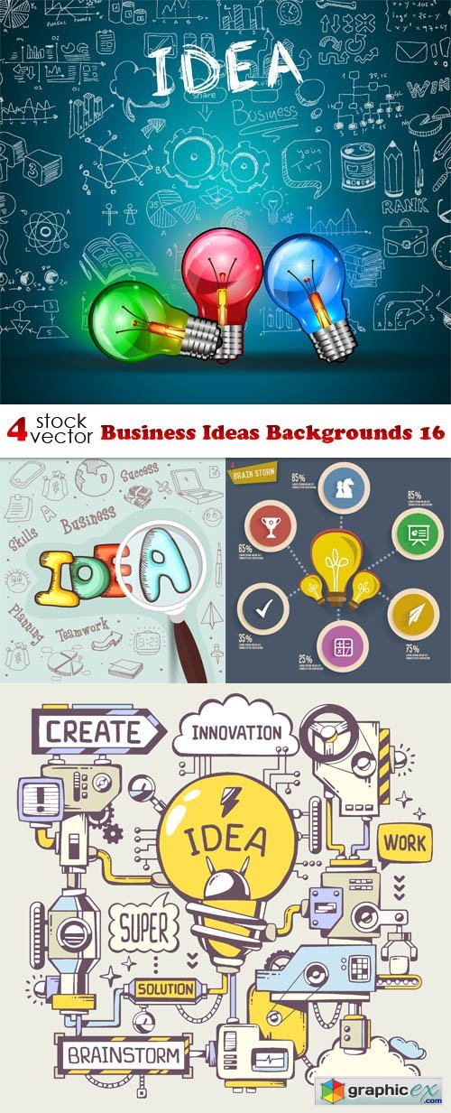 Vectors - Business Ideas Backgrounds 16