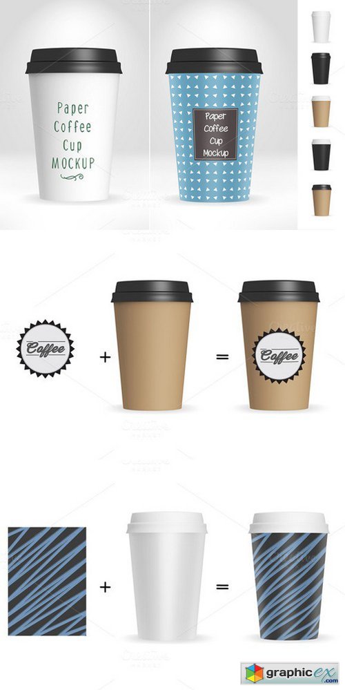 Paper Coffee Cup Mockup V1