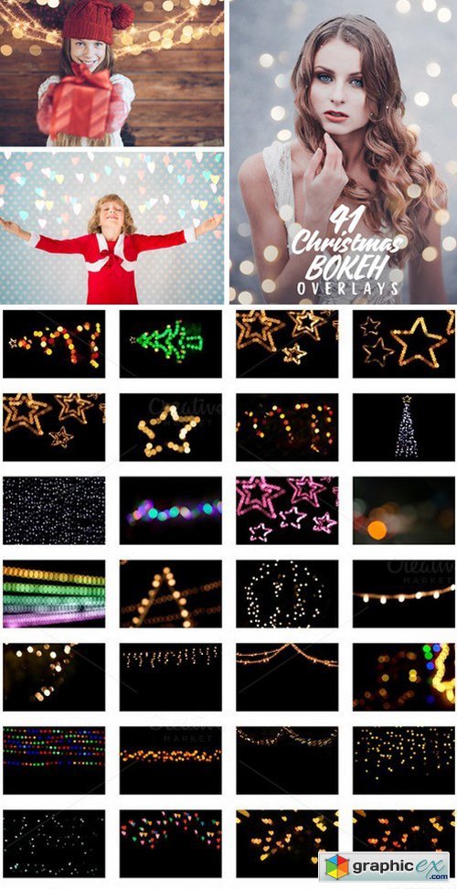 41 Christmas Creative Overlays