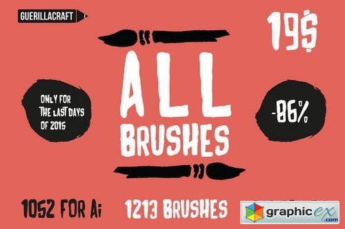 ALL Brushes By Guerillacraft