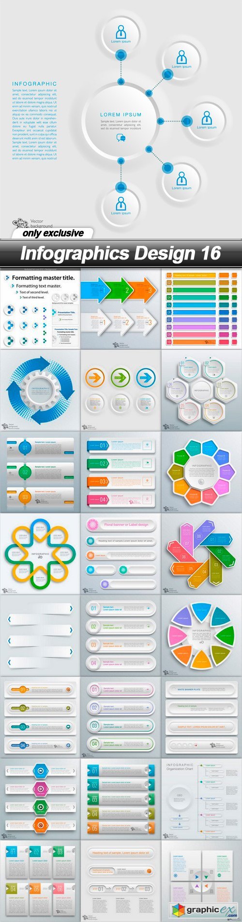Infographics Design 16 - 25 EPS