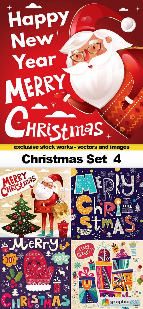 Christmas Set 4 - 12xEPS