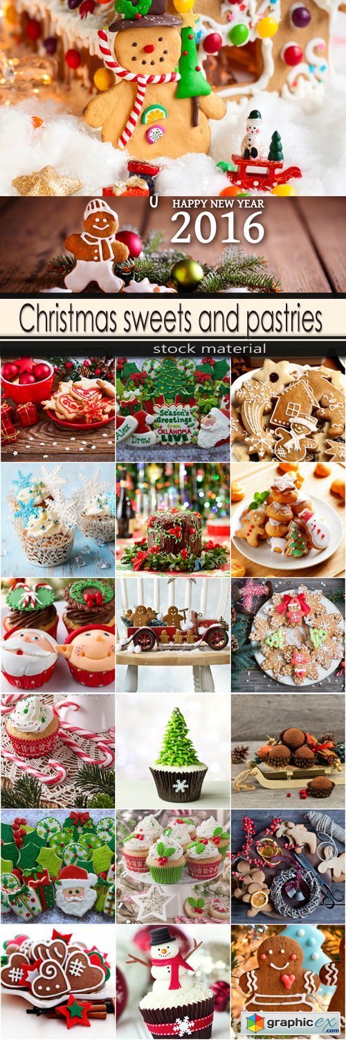 Christmas sweets and pastries