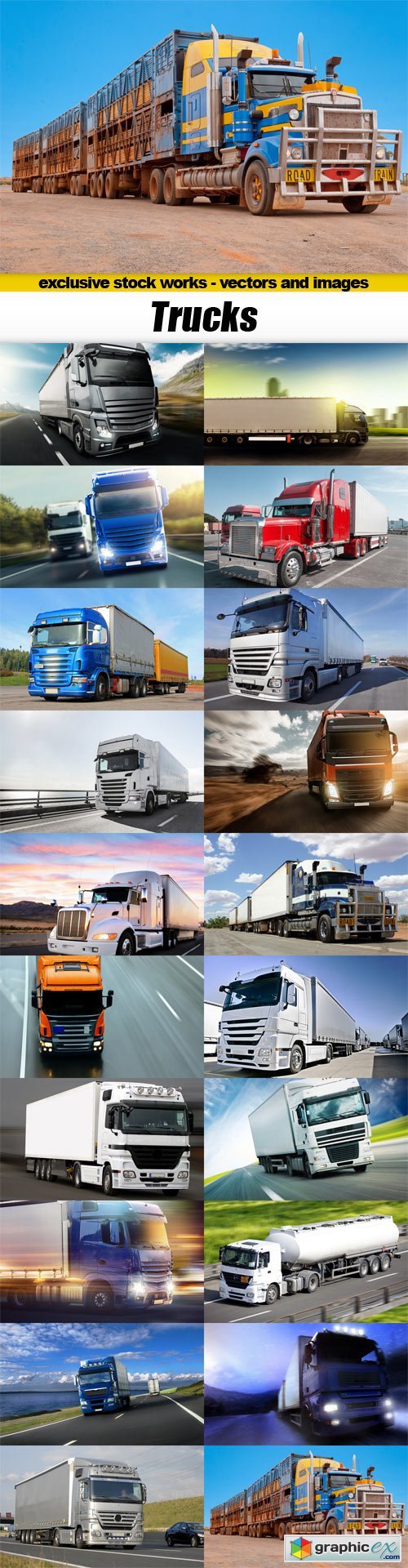 Trucks - 20x JPEGs