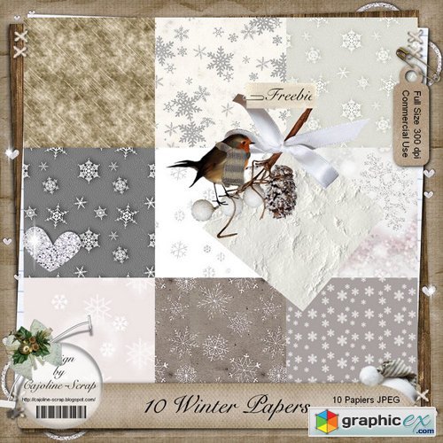 Winter Paper Backgrounds