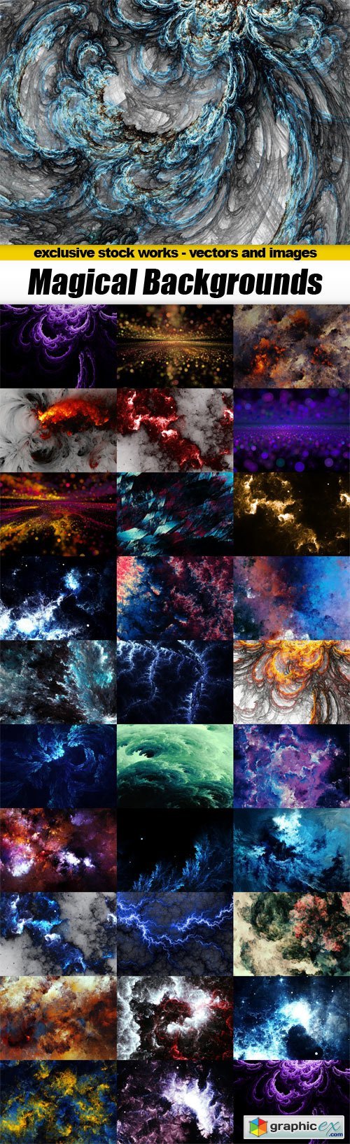 Magical Backgrounds - 30x JPEGs