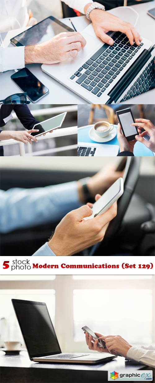  Photos - Modern Communications (Set 129)