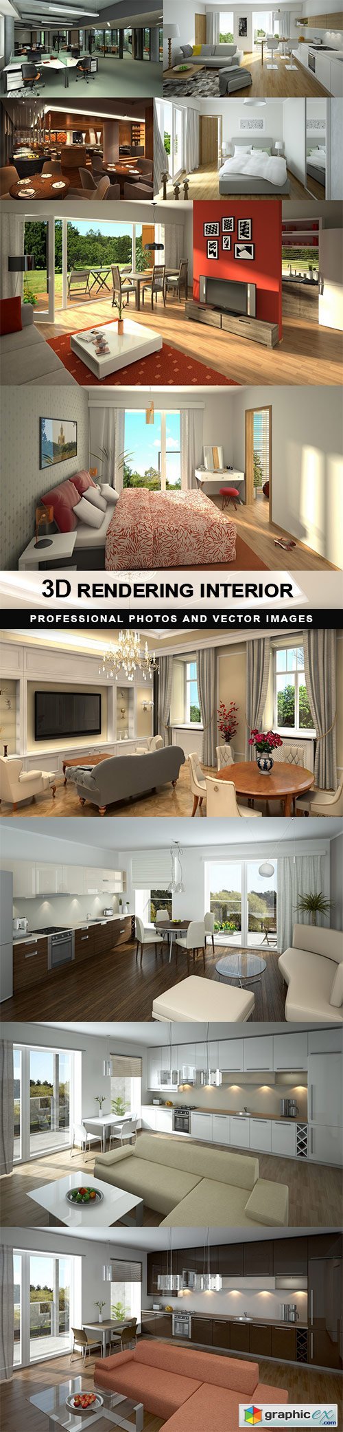 3D rendering interior