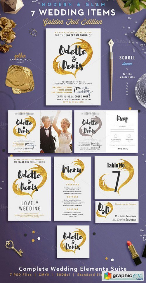 Wedding Suite I Golden Foil Edition