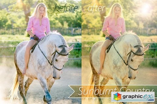 Sunburnt Country Photoshop Actions