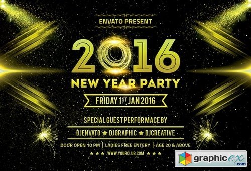 New Year Party Flyer 01