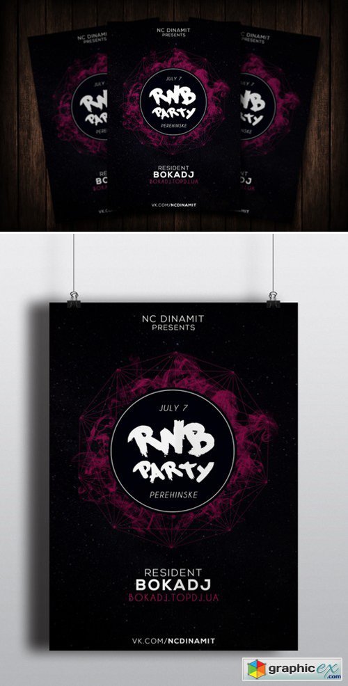 RNB Party Flyer 474017