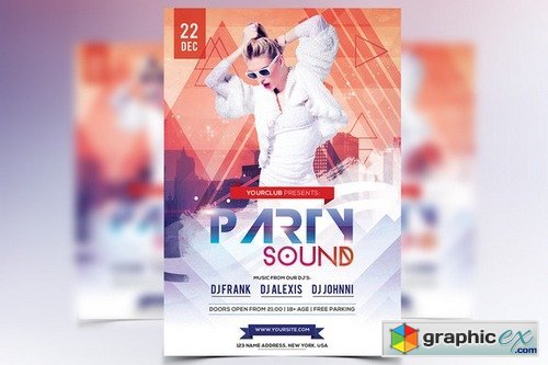 Party Sound - PSD Flyer