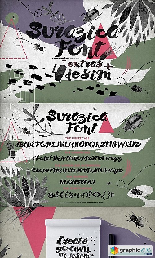 Surazica Font 4 Design 