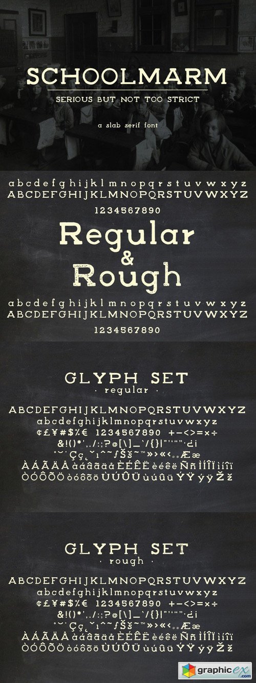 Schoolmarm Typeface 