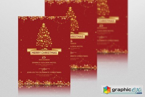 Christmas party flyer-V122