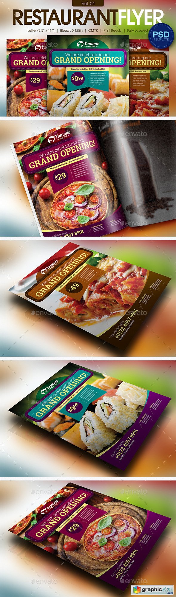 Restaurant Flyer Vol01