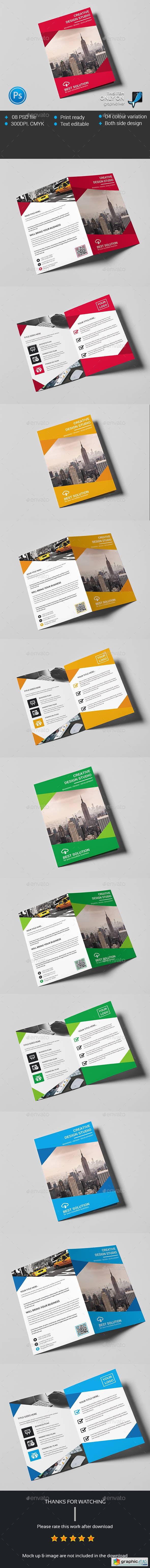 Corporate Business Bi-fold Brochure 13948978