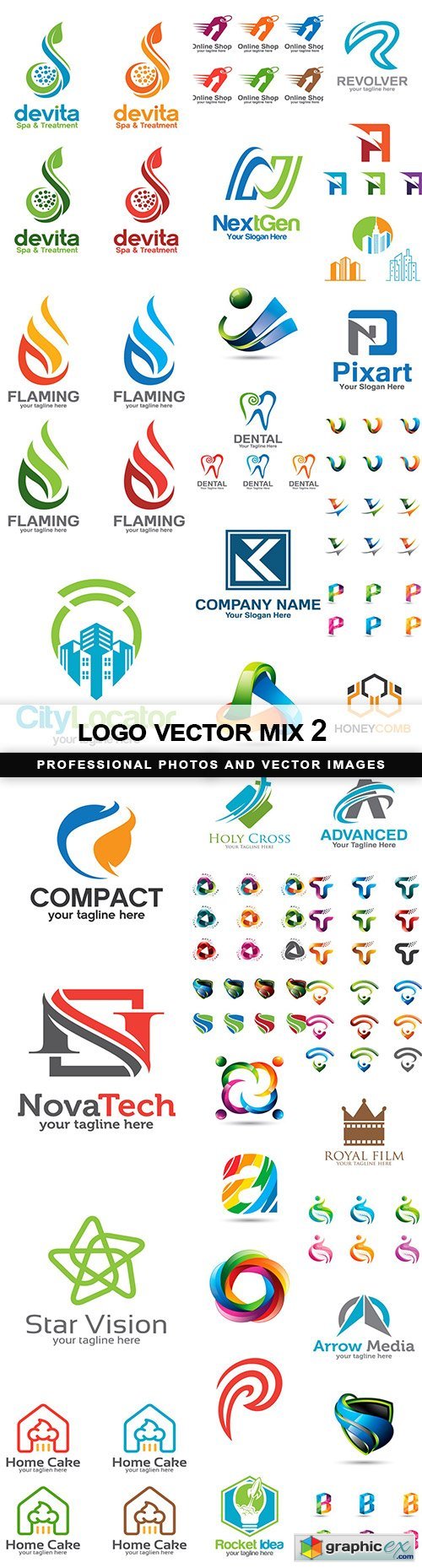 Logo vector mix 2