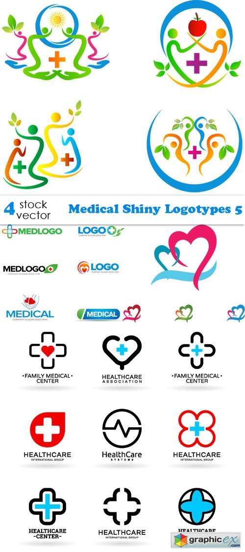 Vectors - Medical Shiny Logotypes 5