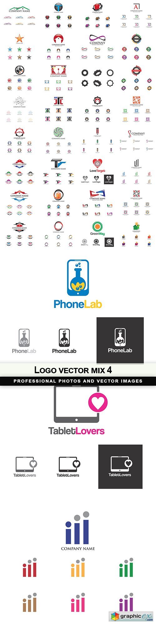 Logo vector mix 4