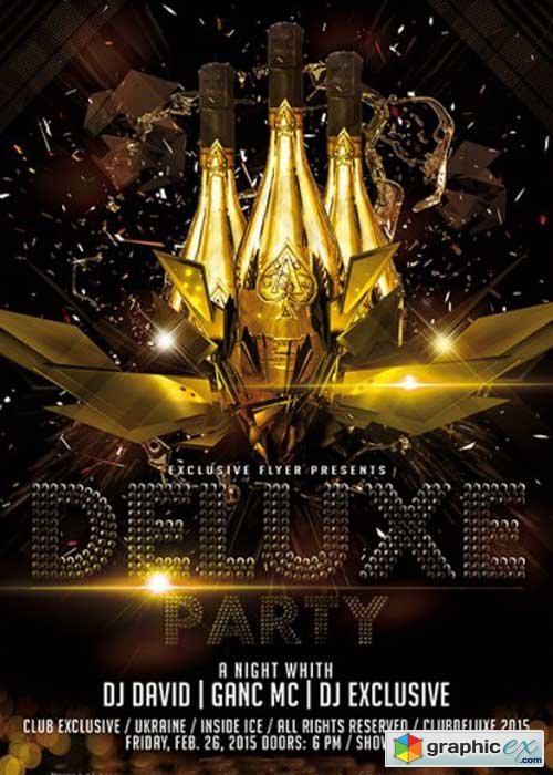  Deluxe Party Premium Flyer Template