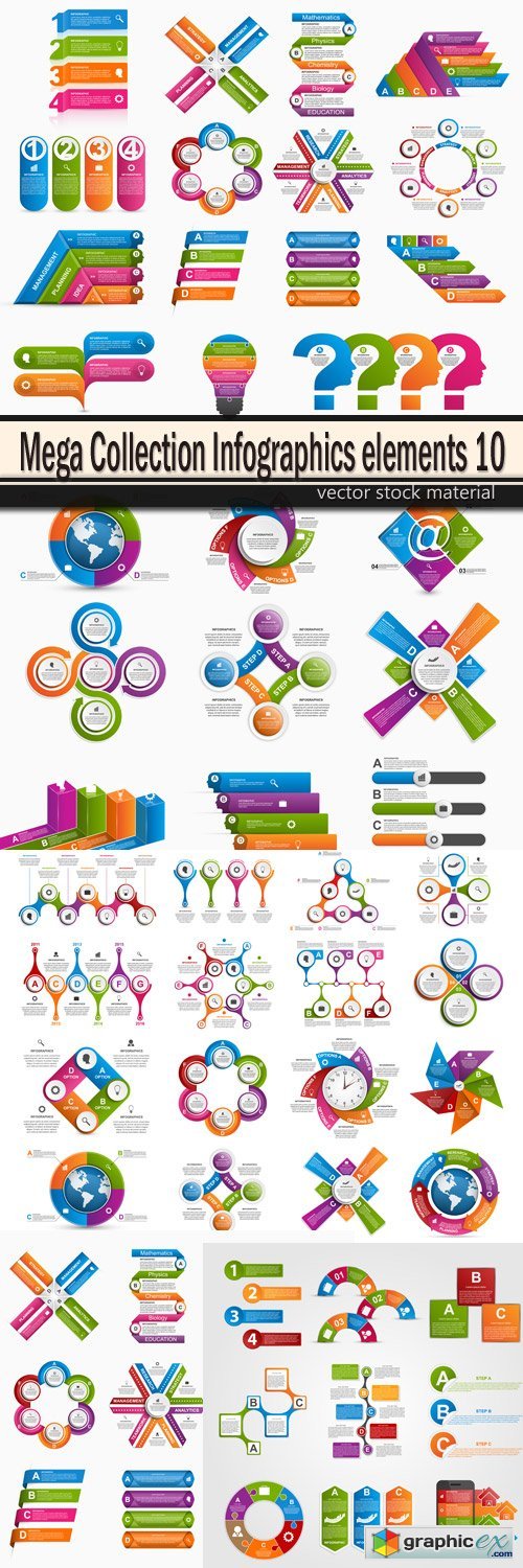 Mega Collection Infographics elements 10