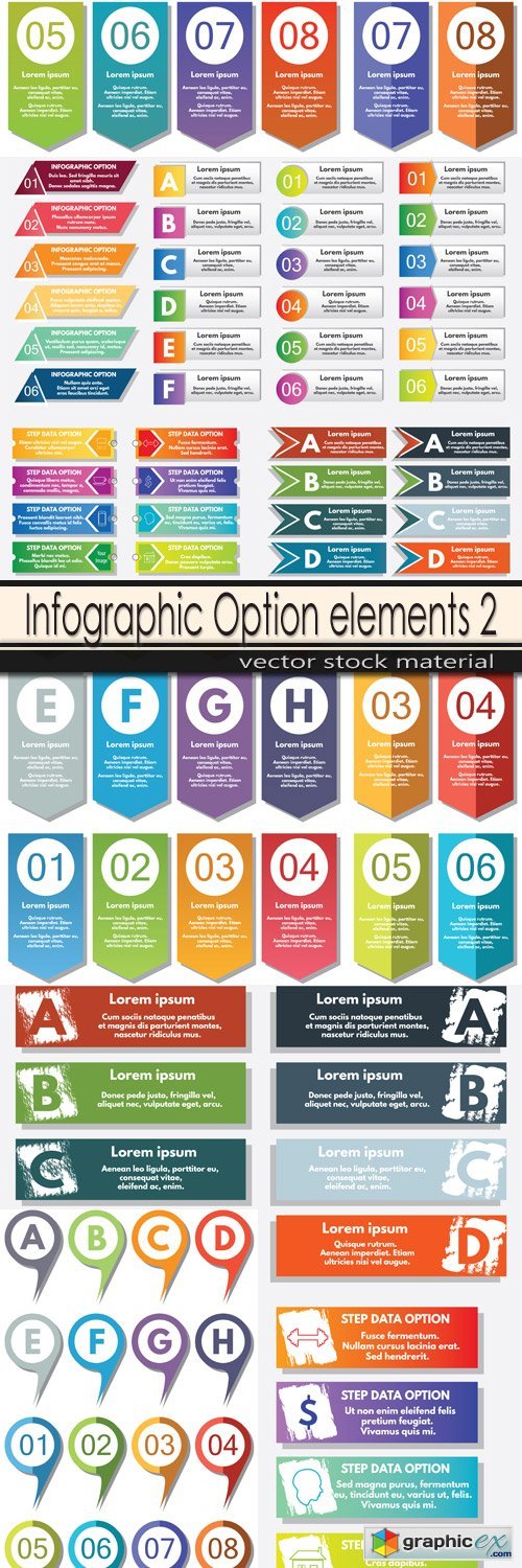 Infographic Option elements 2