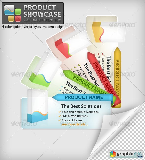 Product Showcase with Transparent Box