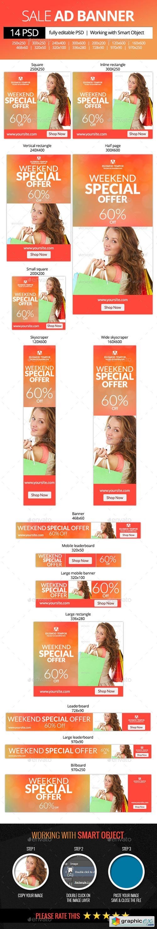 Weekend Special Offer Web Banners