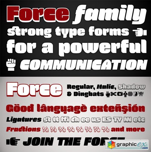 Force Font Family 