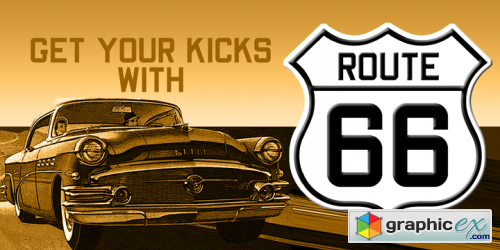 Route 66 NF Font