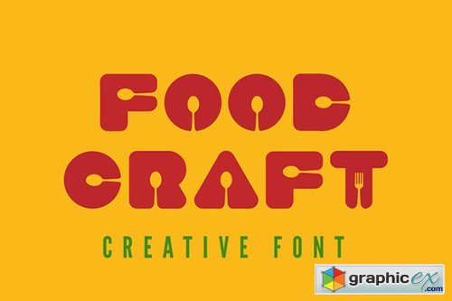 CreFood Craft Font 