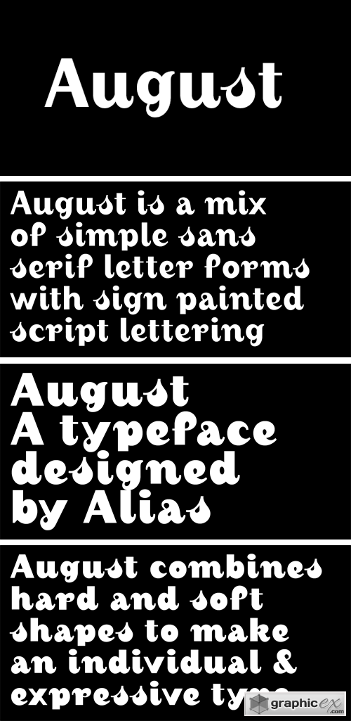 August Font Family