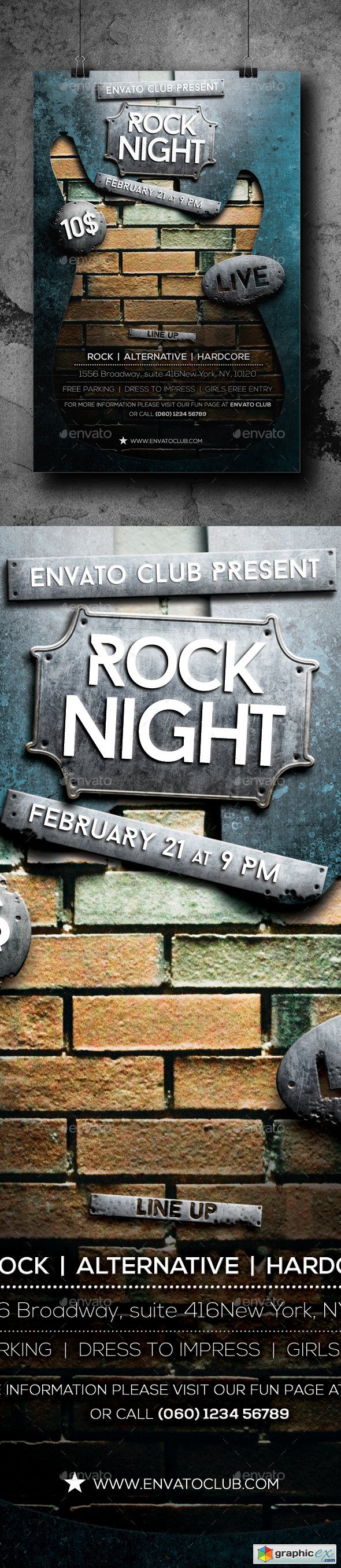  Rock Night Flyer 10398588