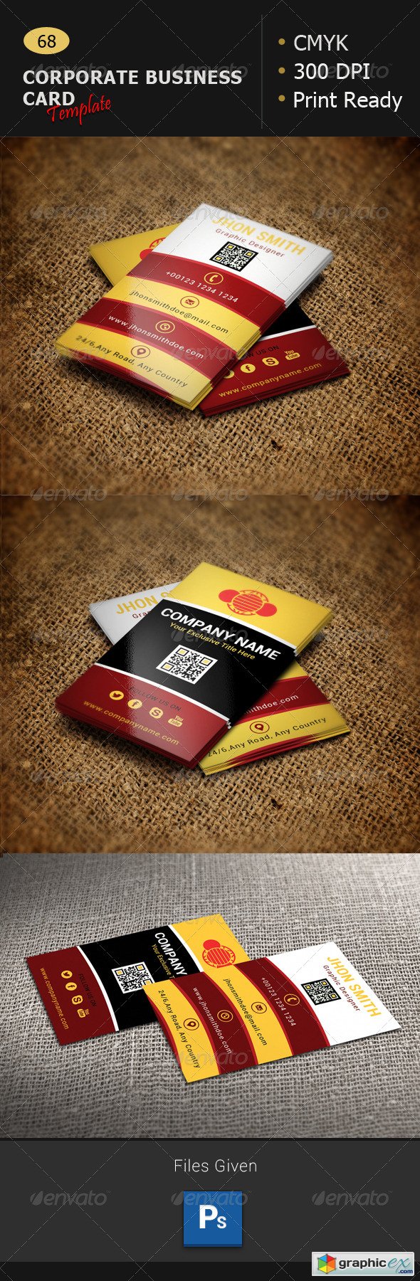 Business Card Template 68